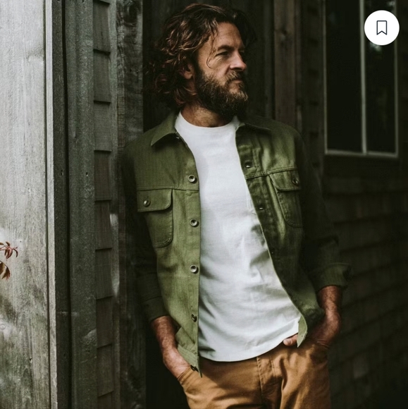 Taylor Stitch The Long Haul Jacket in Olive Herringbone - Picture 12 of 16